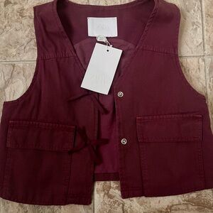 Zara Burgundy Garment